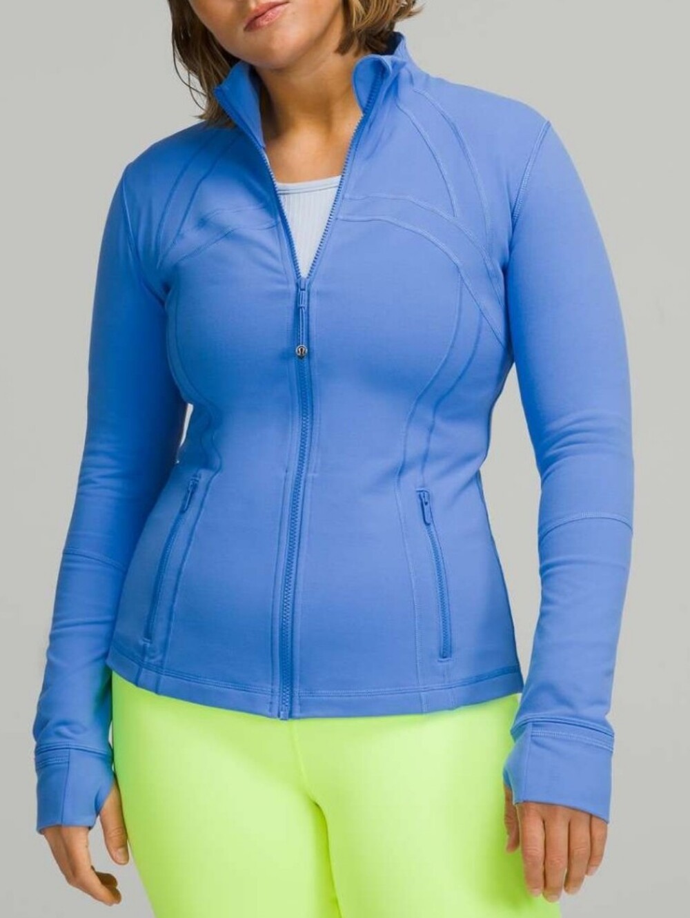 Lululemon Define Jacket *Luon In Blue Nile Size 10